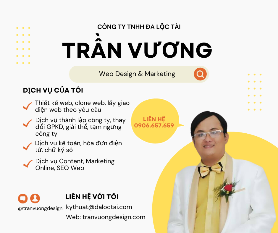 chuyên viên giấy phép kinh doanh Mr Trần Vương